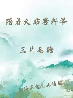 陪着夫君考科举