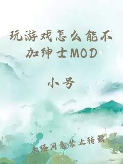 玩游戏怎么能不加绅士MOD